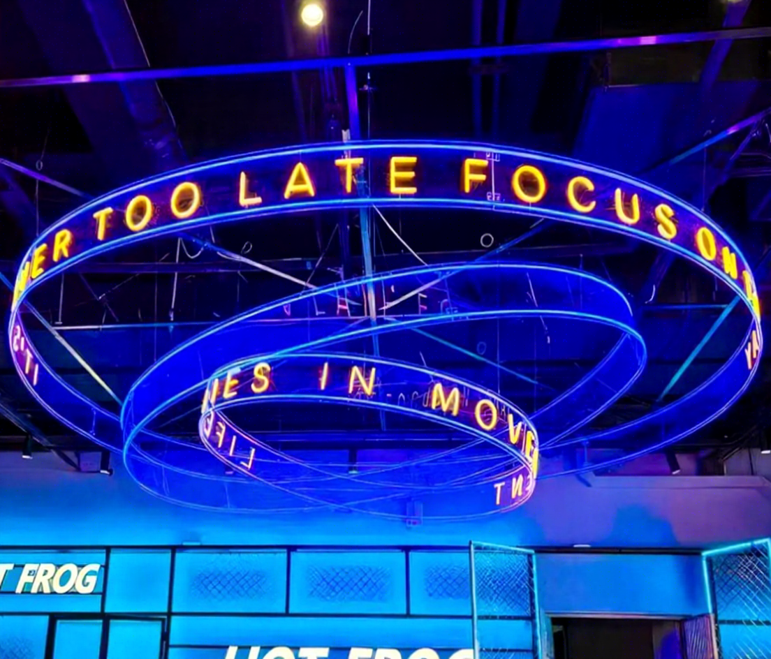 Custom Ring Neon Ceiling Light