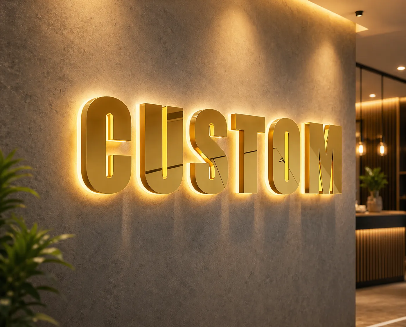 reverse channel letters
