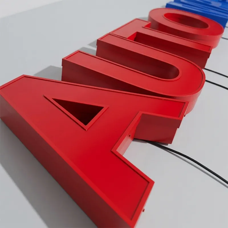 Vacuum Formed 3D Molded Acrylic Letters
