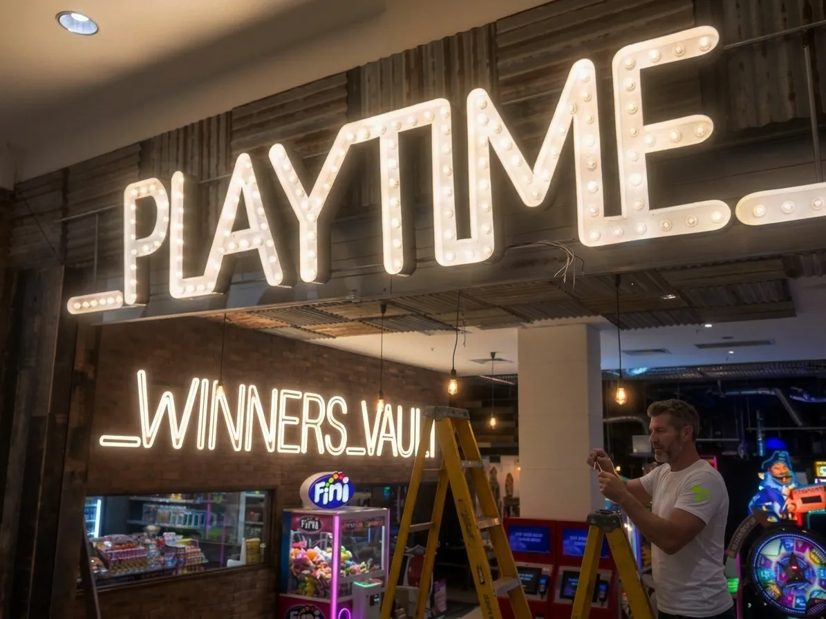 Enterprise Outdoor Signage Installation