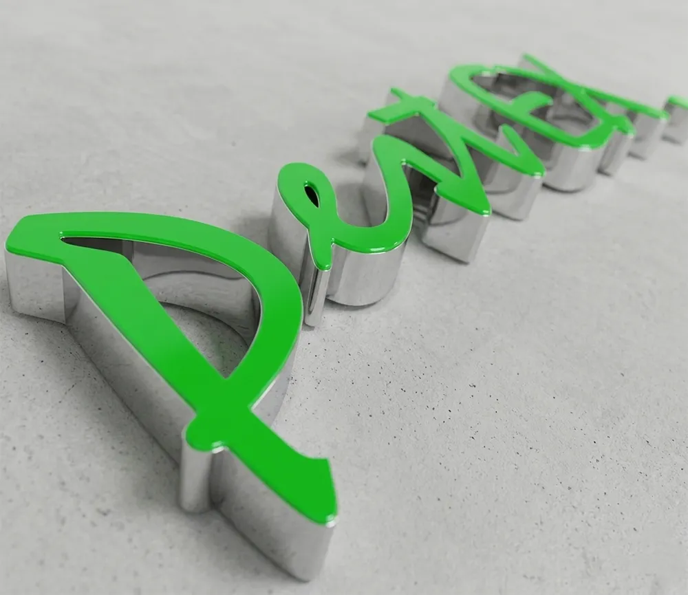 Epoxy Resin Sign Letters