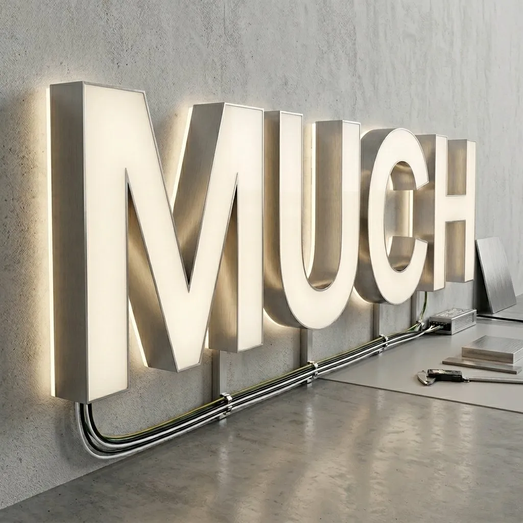 front and back lit channel letters