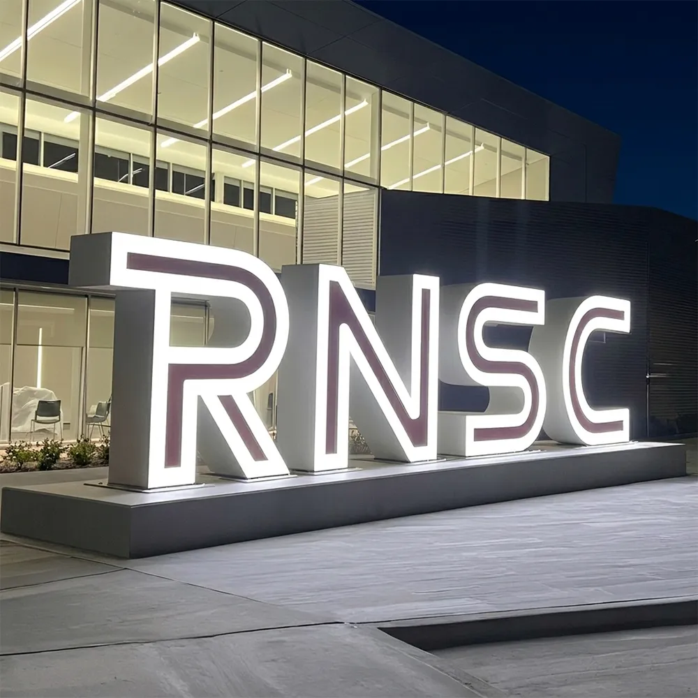 Aluminum with Acrylic Front-lit Letters
