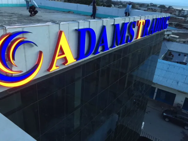 Reverse Channel Letters close-up