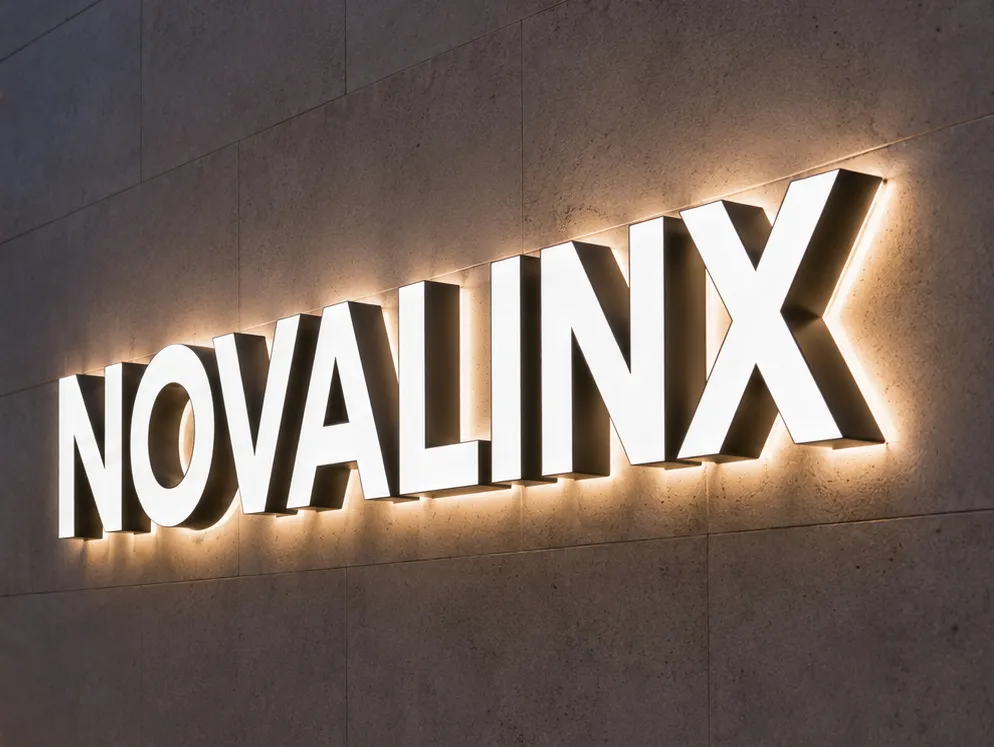 front and back lit channel letters background