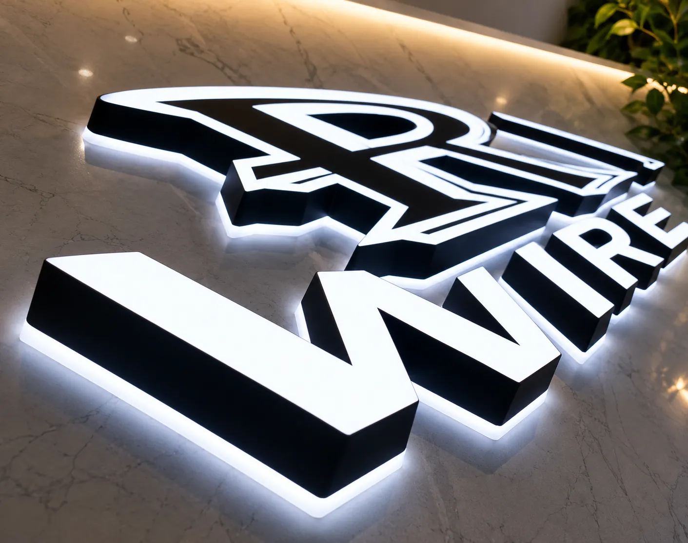 Extruded Acrylic Face