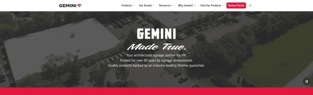 gemini home page