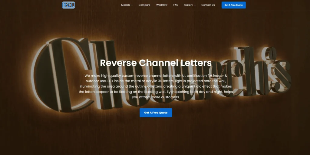 reversechannelletters.com