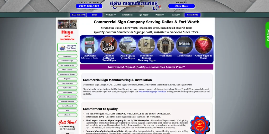 signs manufacturing corporation