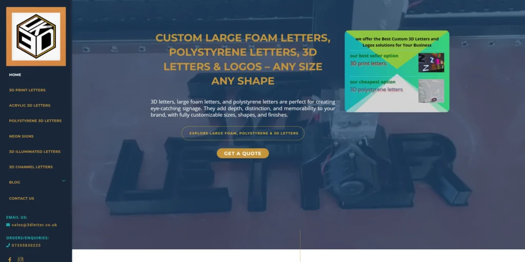 3Dletter.co.uk