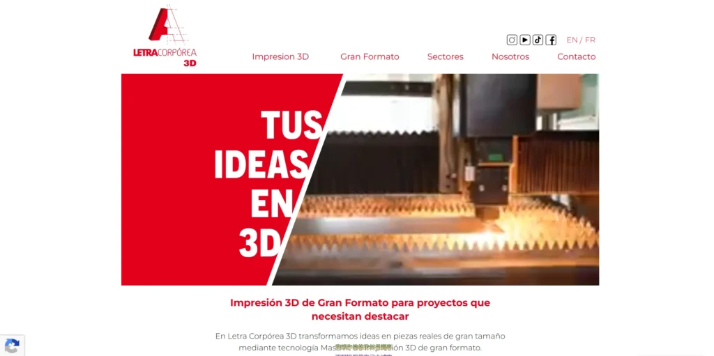 Letra Corpórea 3D