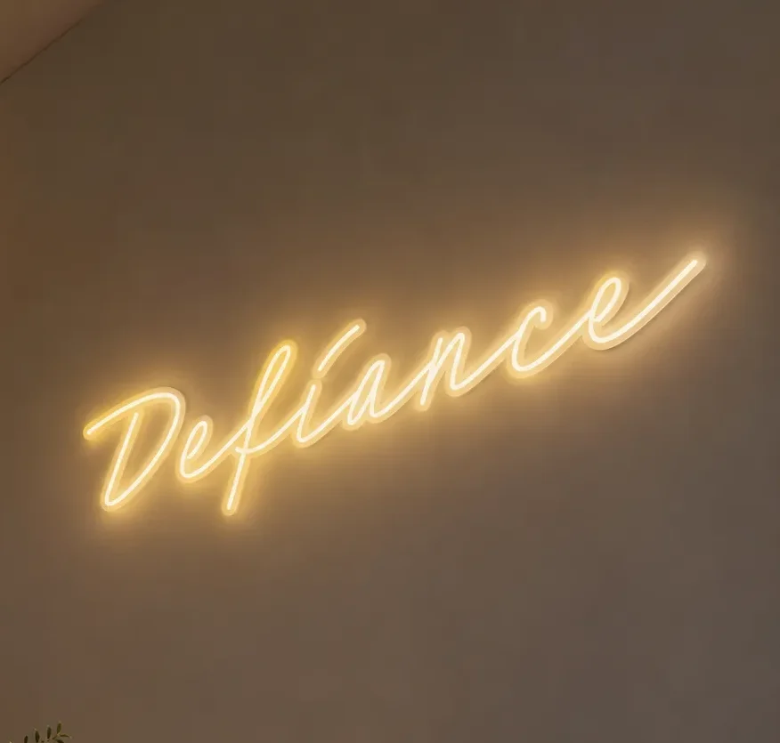 Freestanding Frame-less Neon Signs
