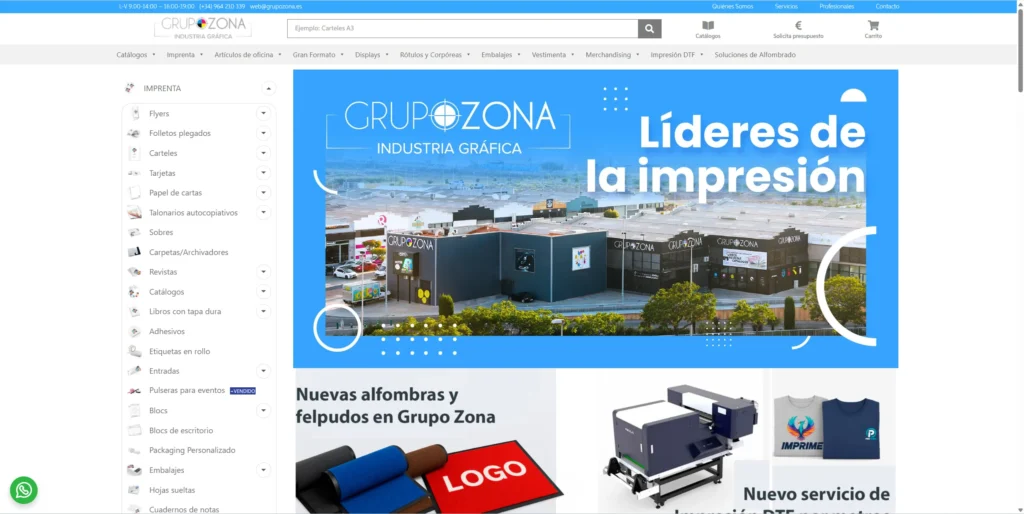 Rótulos Grupo Zona