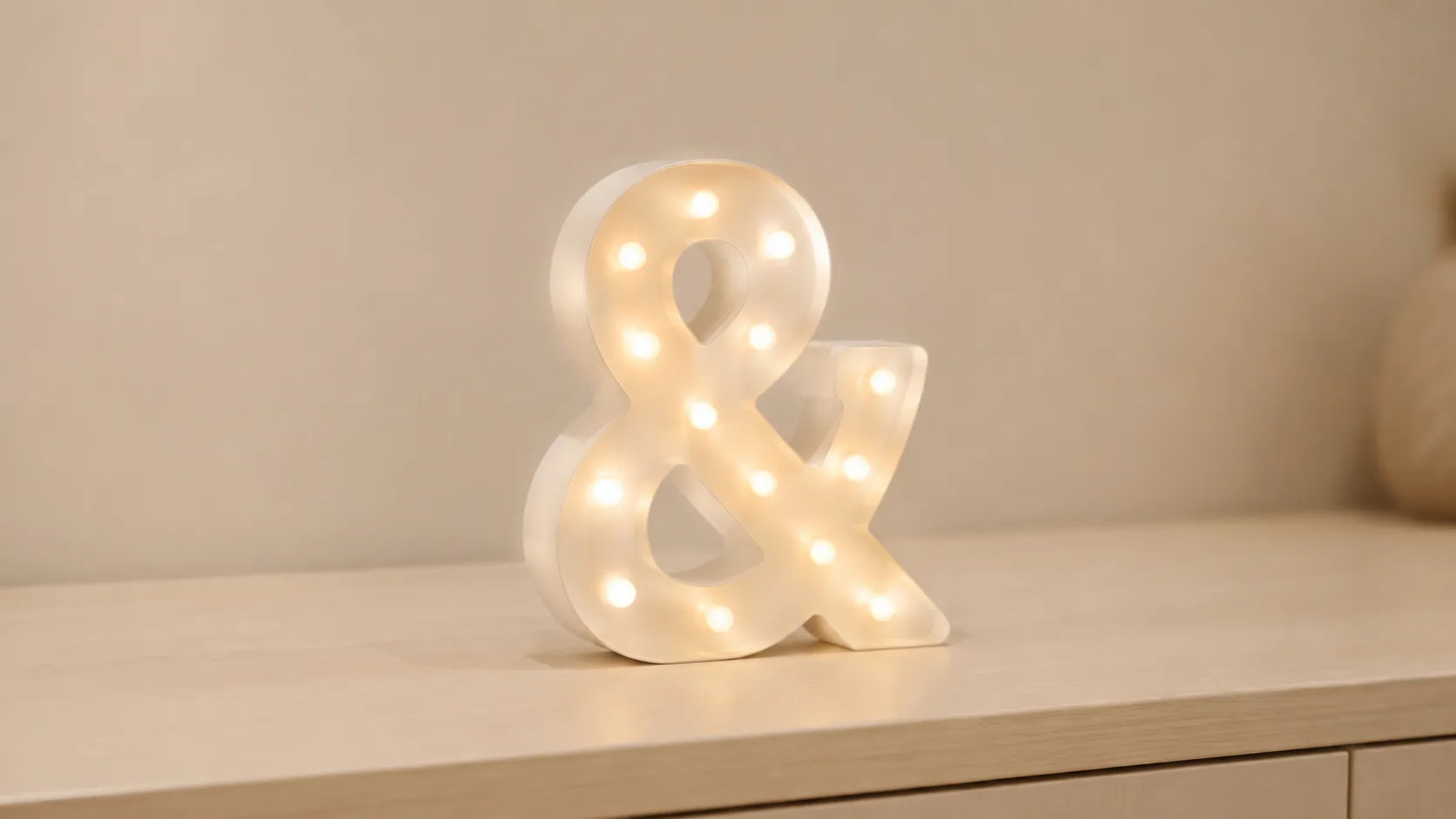 Plastic / ABS Marquee Letters