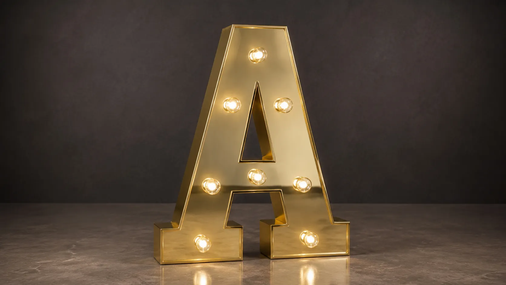 Acrylic / Mirror Surface Marquee Letters