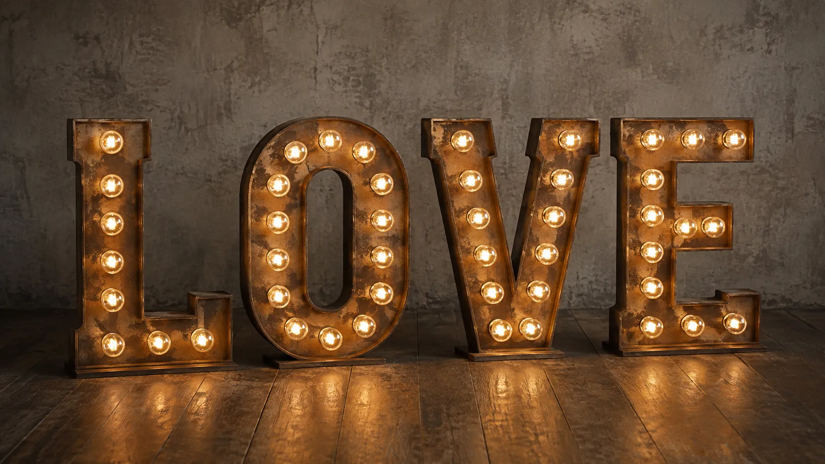 Classic Bulb Marquee Letters