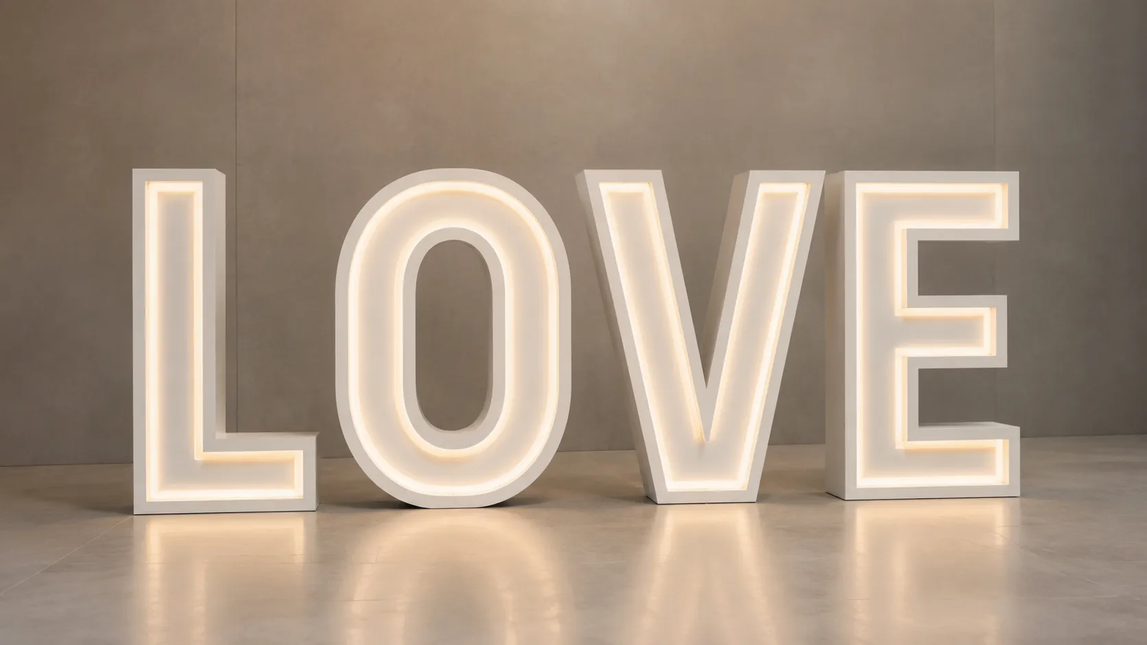 LED Strip Marquee Letters