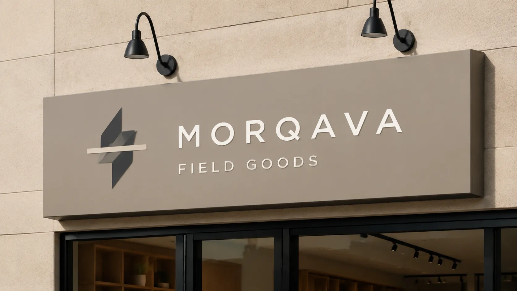 Non-illuminated Cabinet Sign