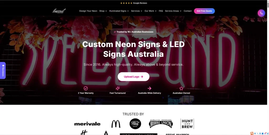 Beyond Neon Signs
