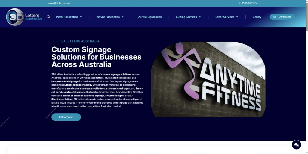 3D Letters Australia