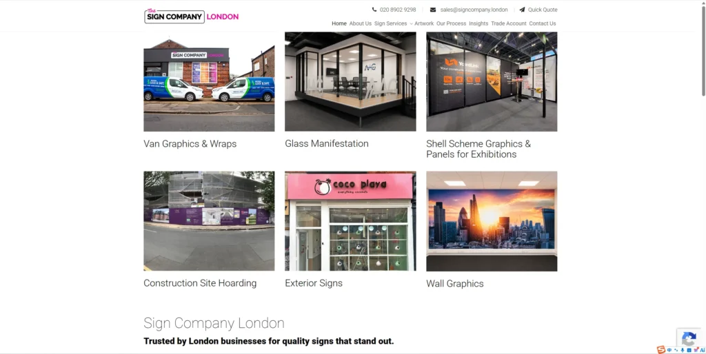 Sign Company London