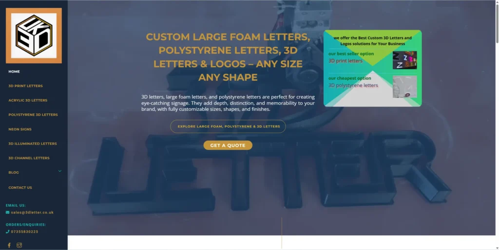3Dletter.co.uk