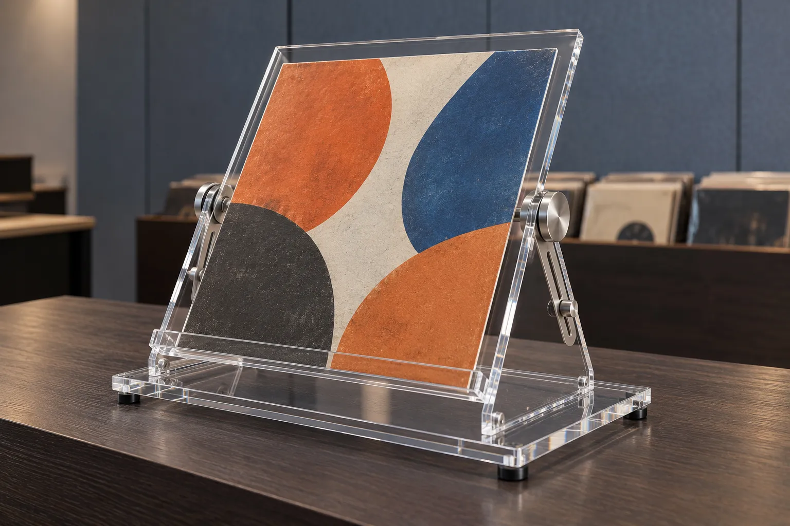 Angled Plexiglass Display