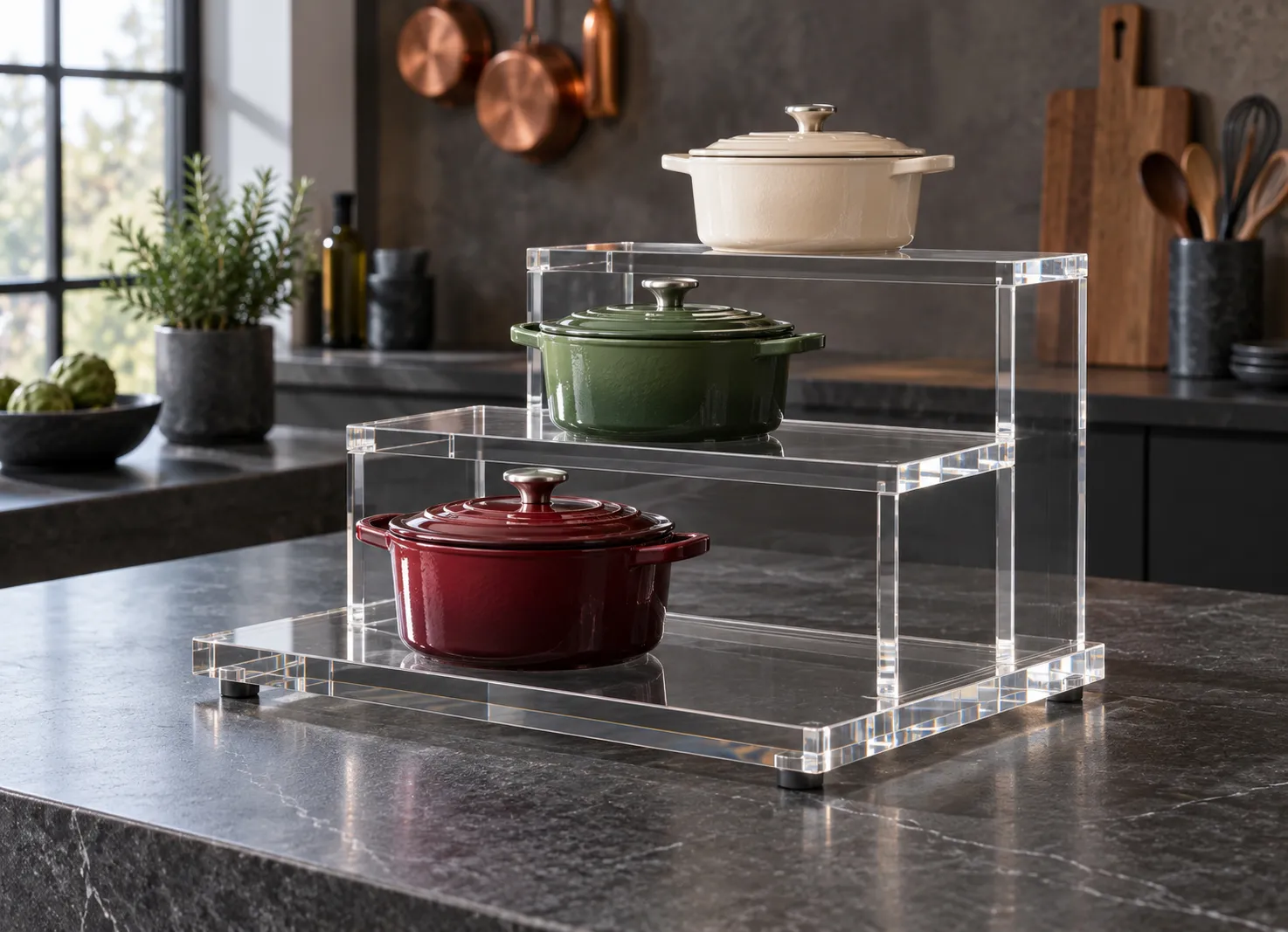 Polished-Edge Plexiglass Display
