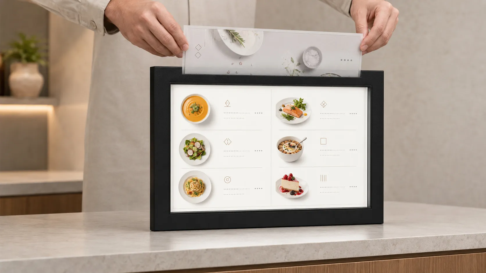 Slide-In LED Poster Frame