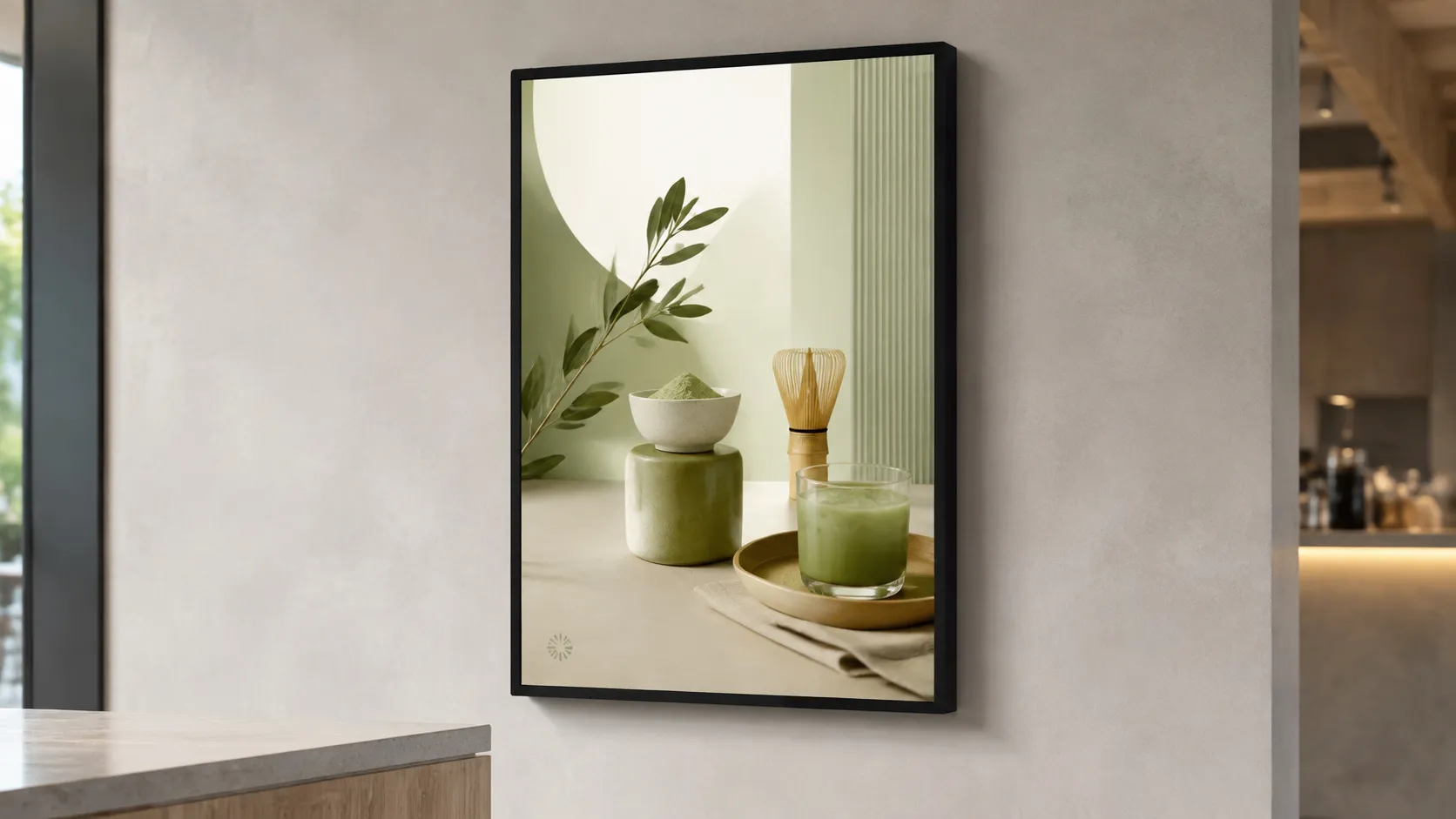 Wall-Mounted LED Poster Frame