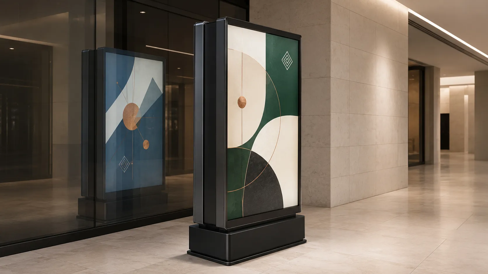 Double-Sided LED Poster Frame