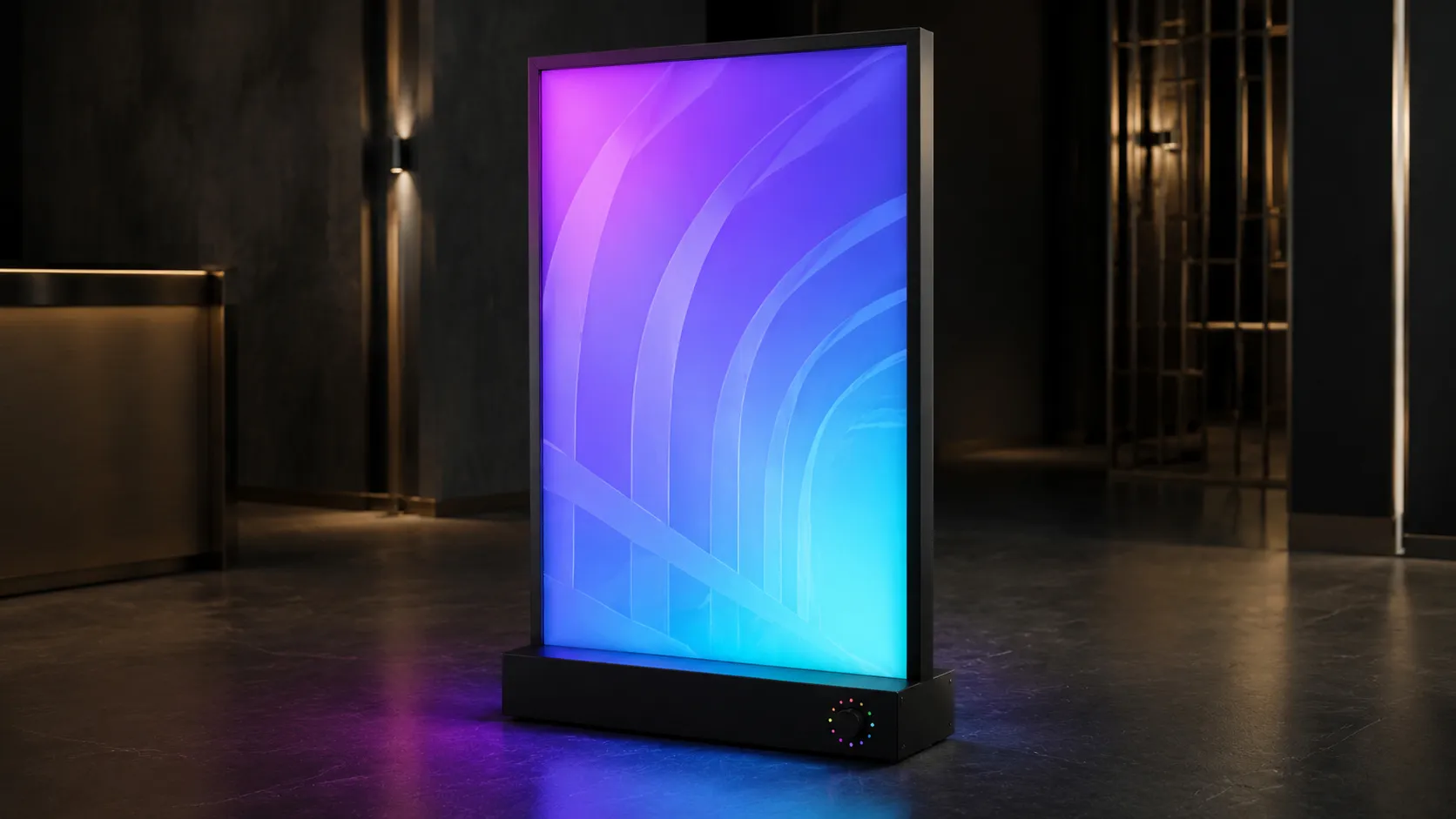 RGB Color-Changing LED Poster Frame