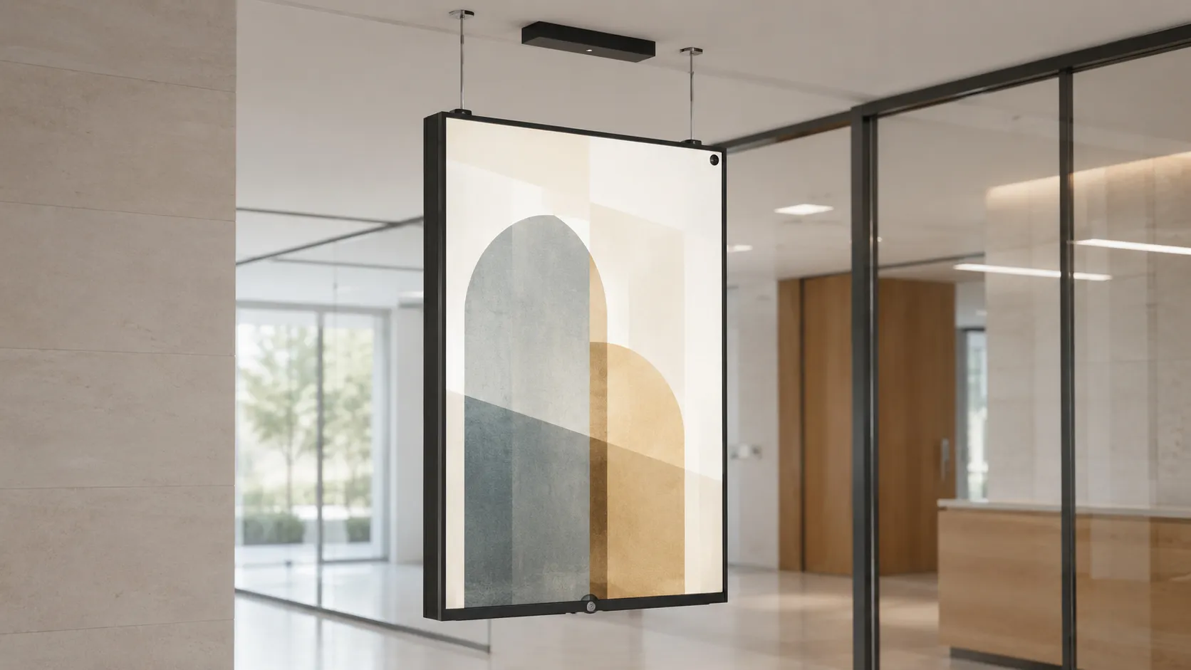 Timer or Sensor-Controlled LED Poster Frame