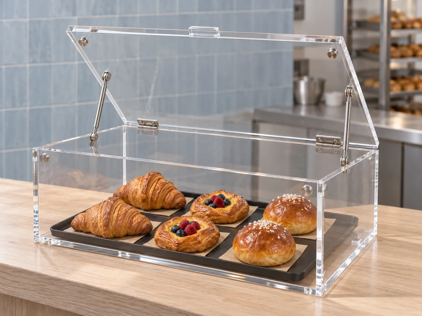 Hinged Plexiglass Display