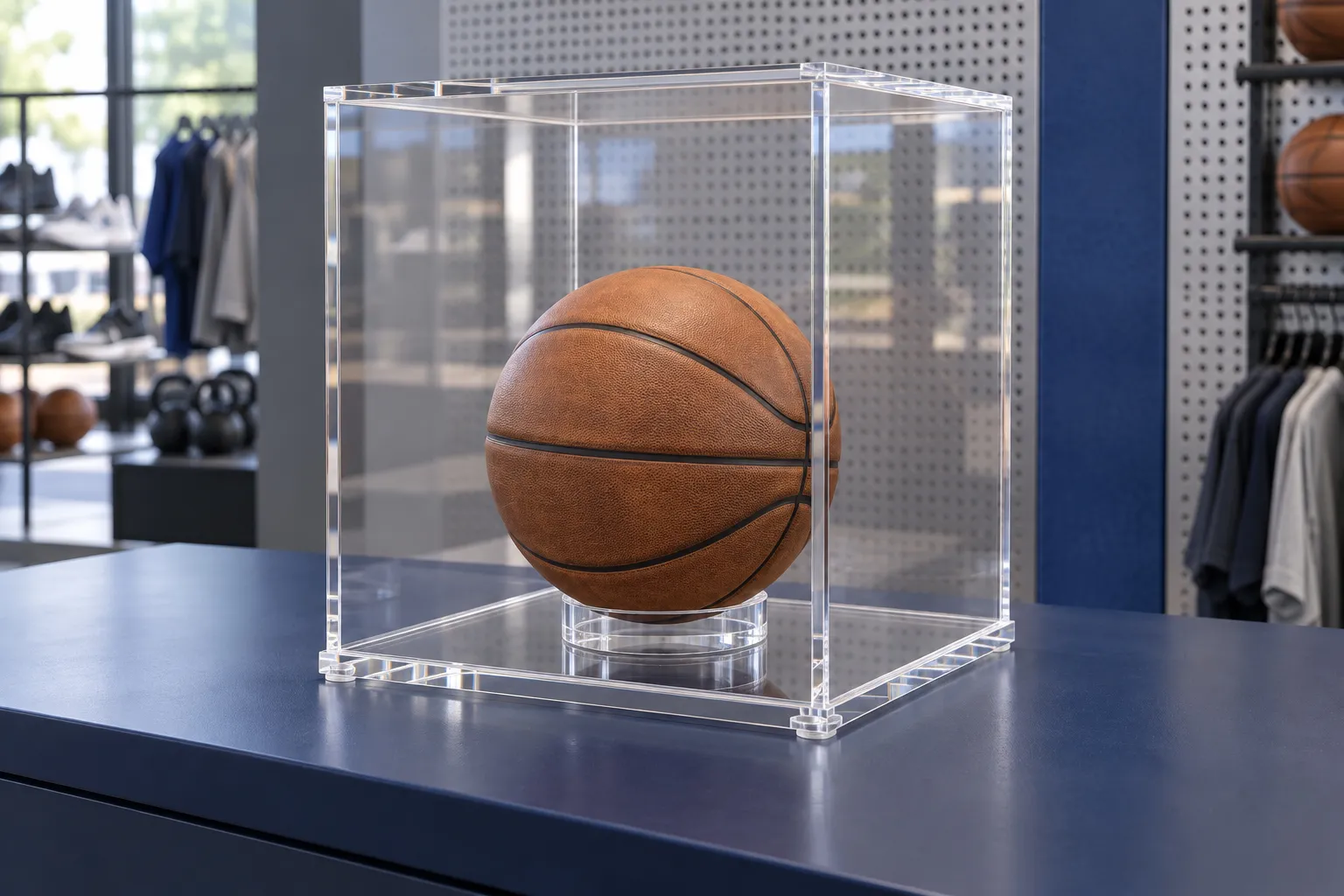 Clear Plexiglass Display