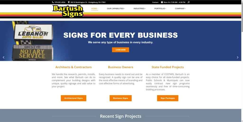 Bartush Signs