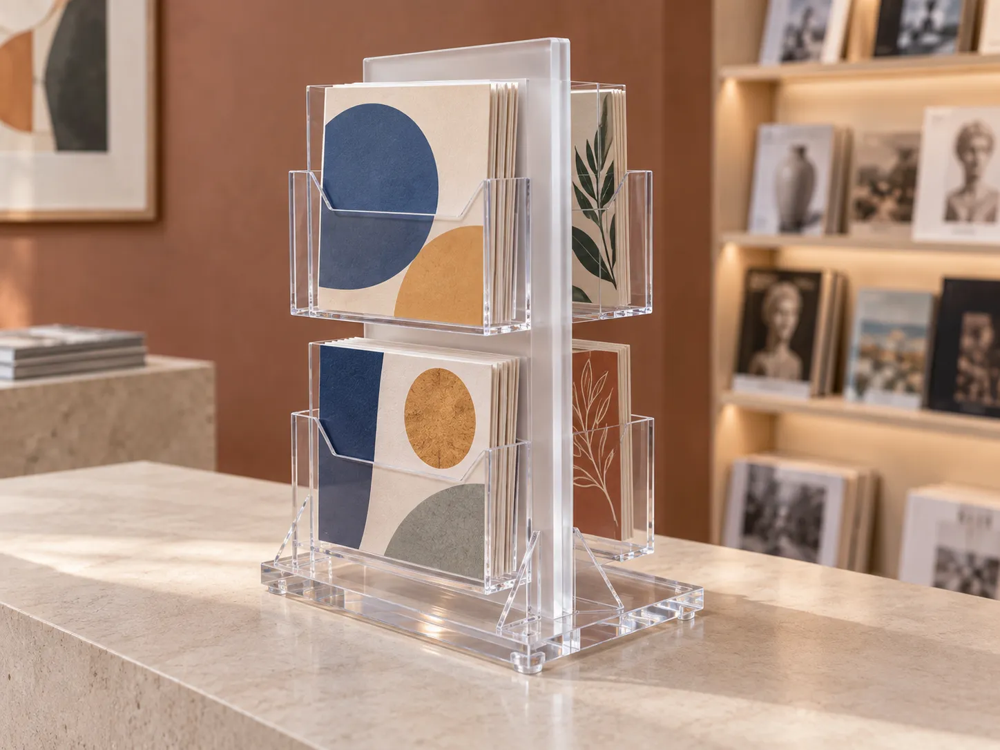 Double-Sided Plexiglass Display