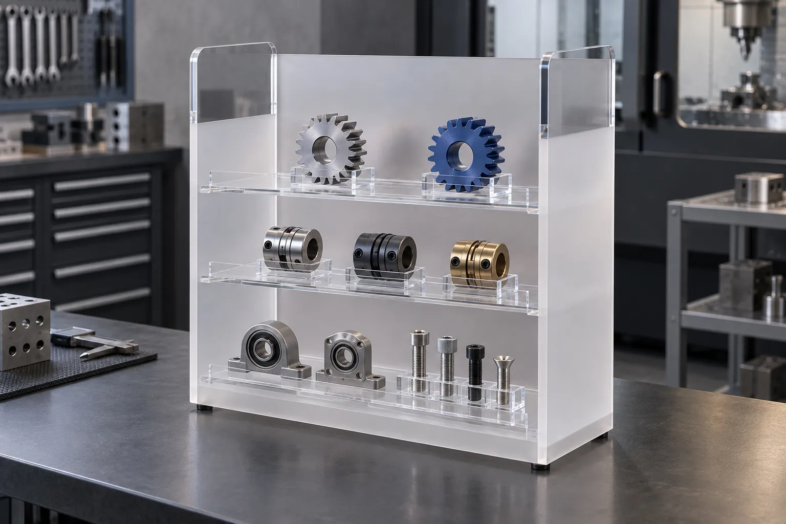 Frosted Plexiglass Display