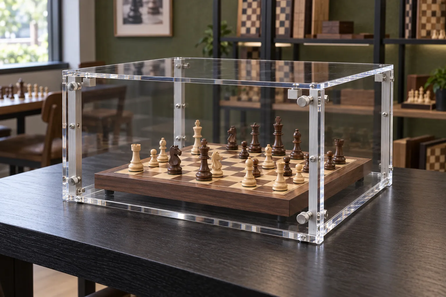 Mechanically Assembled Plexiglass Display