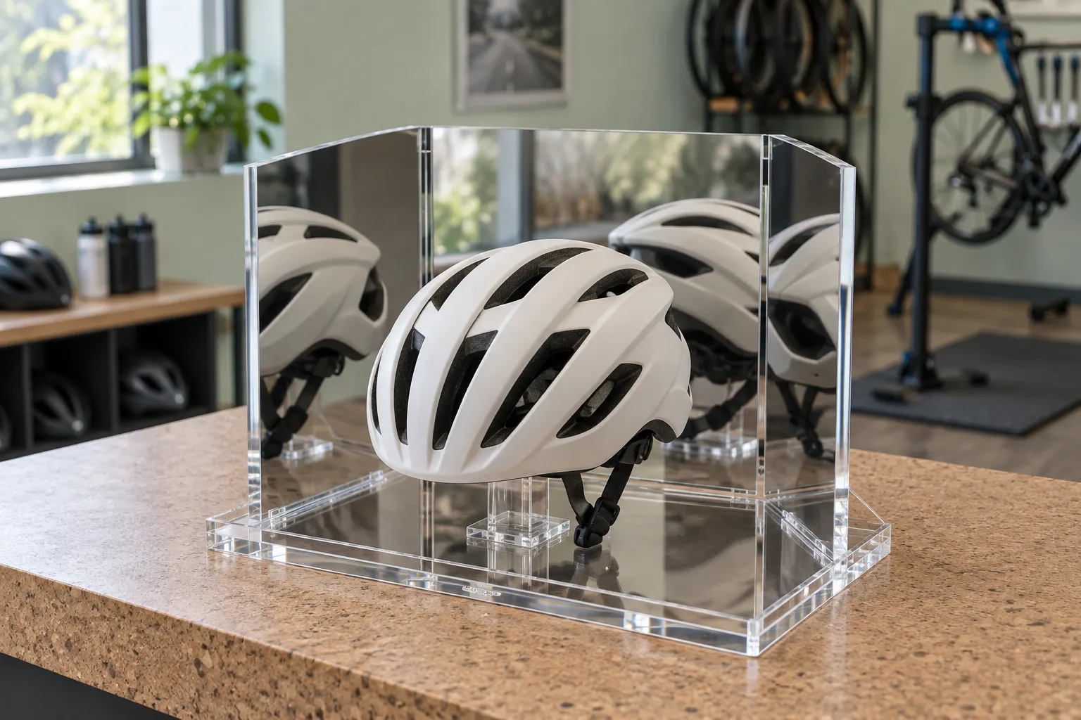 Mirrored Plexiglass Display