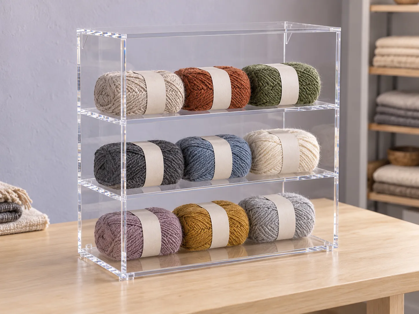 Open-Front Plexiglass Display