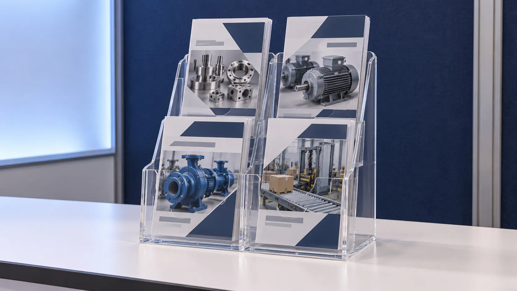 Plexiglass Brochure Holder
