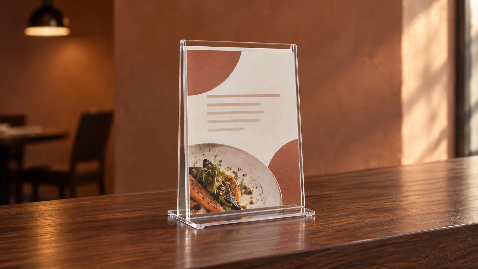 Plexiglass Sign Holder