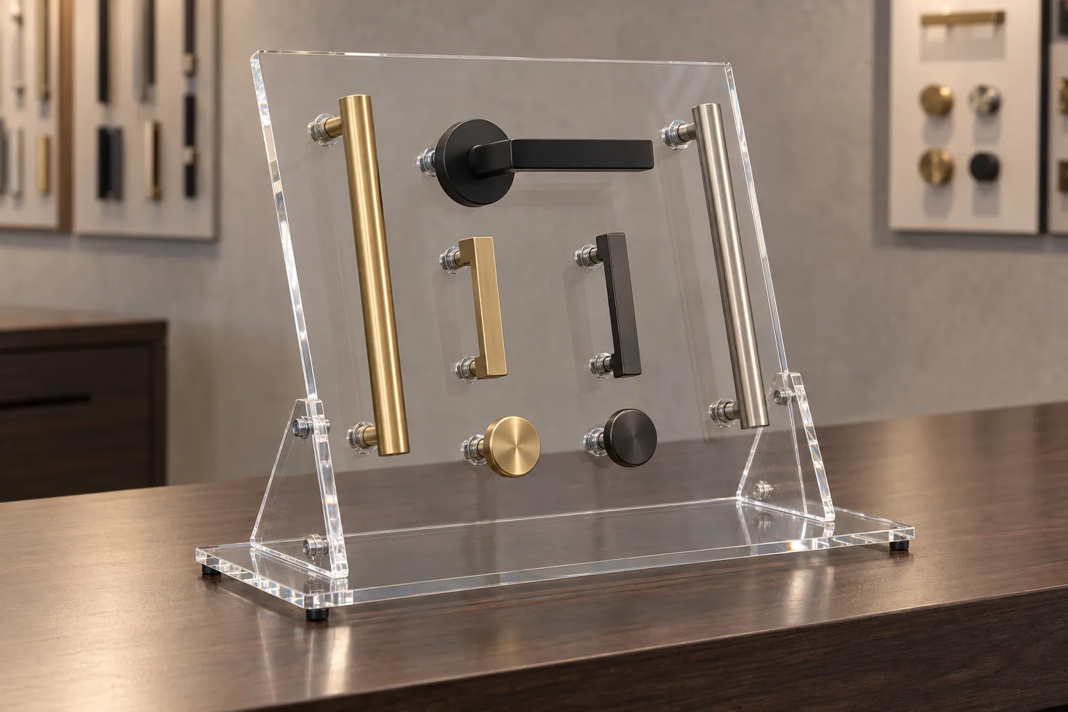 Single-Sided Plexiglass Display
